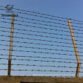 Militares usó la seguridad de advertencia Galvanized Iron Barbed Wire